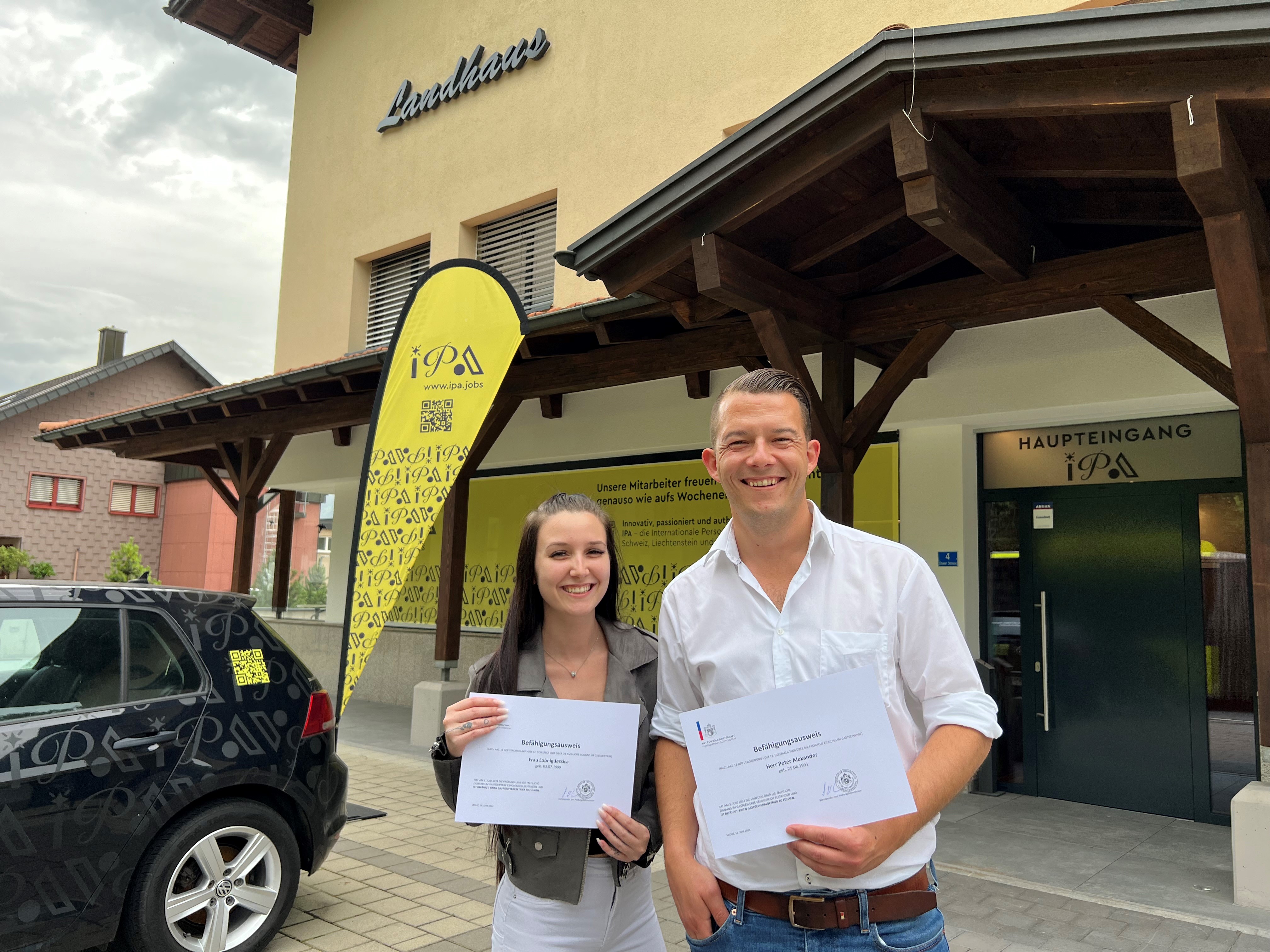 Erfolgreicher Abschluss des Gastwirtepatents - Wir gratulieren!